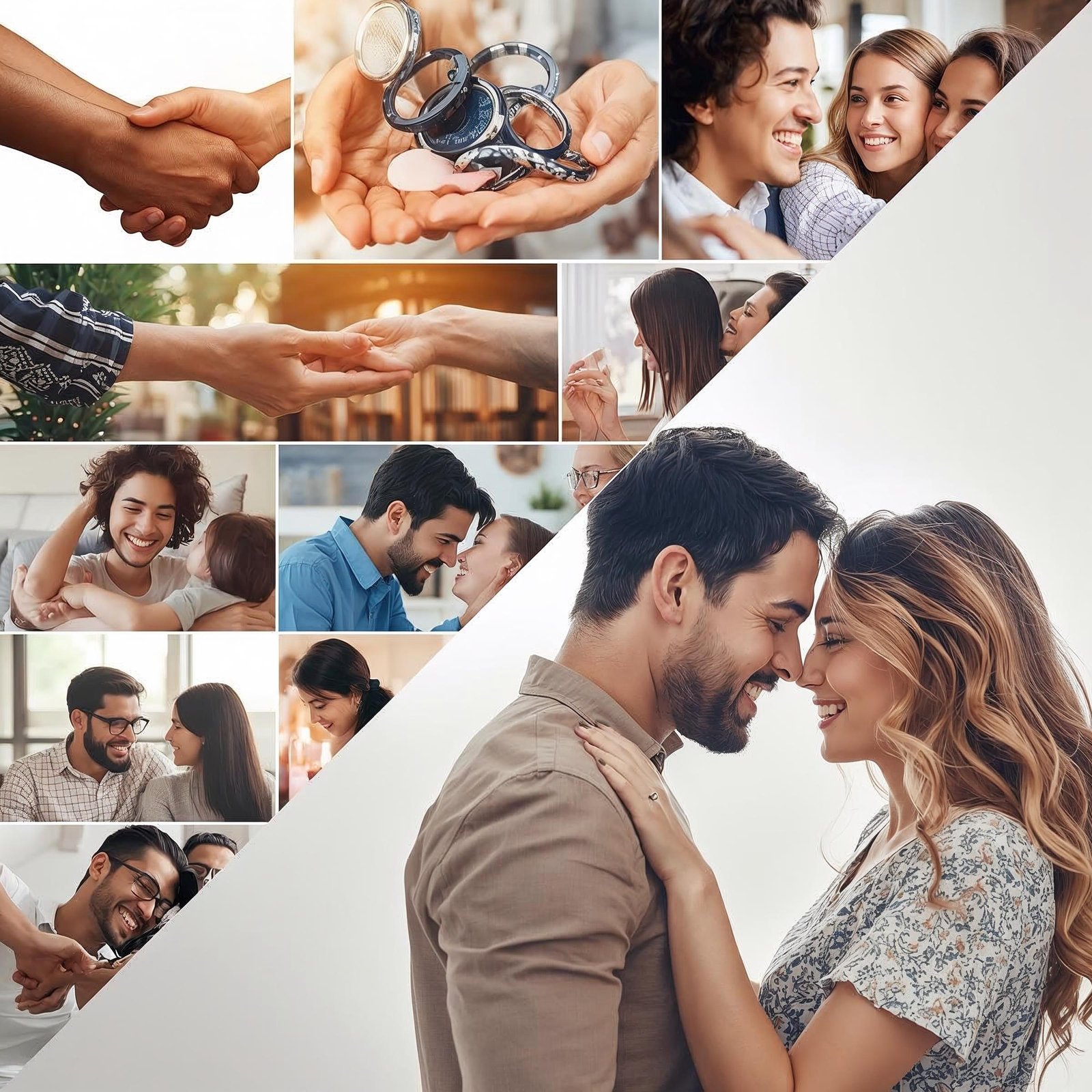 Collage vínculos y apegos de familia y de pareja Collage vínculos y apegos de familia y de pareja